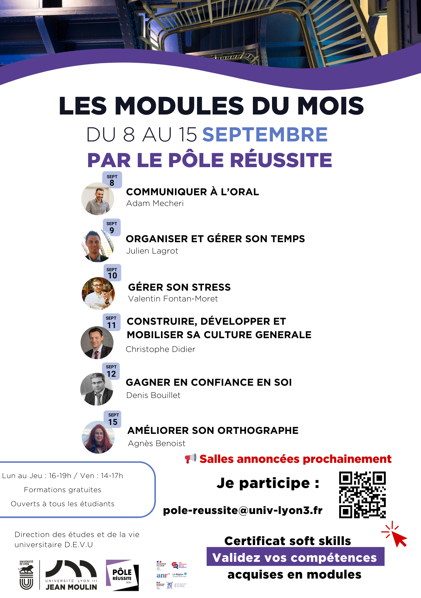 modules rentrée