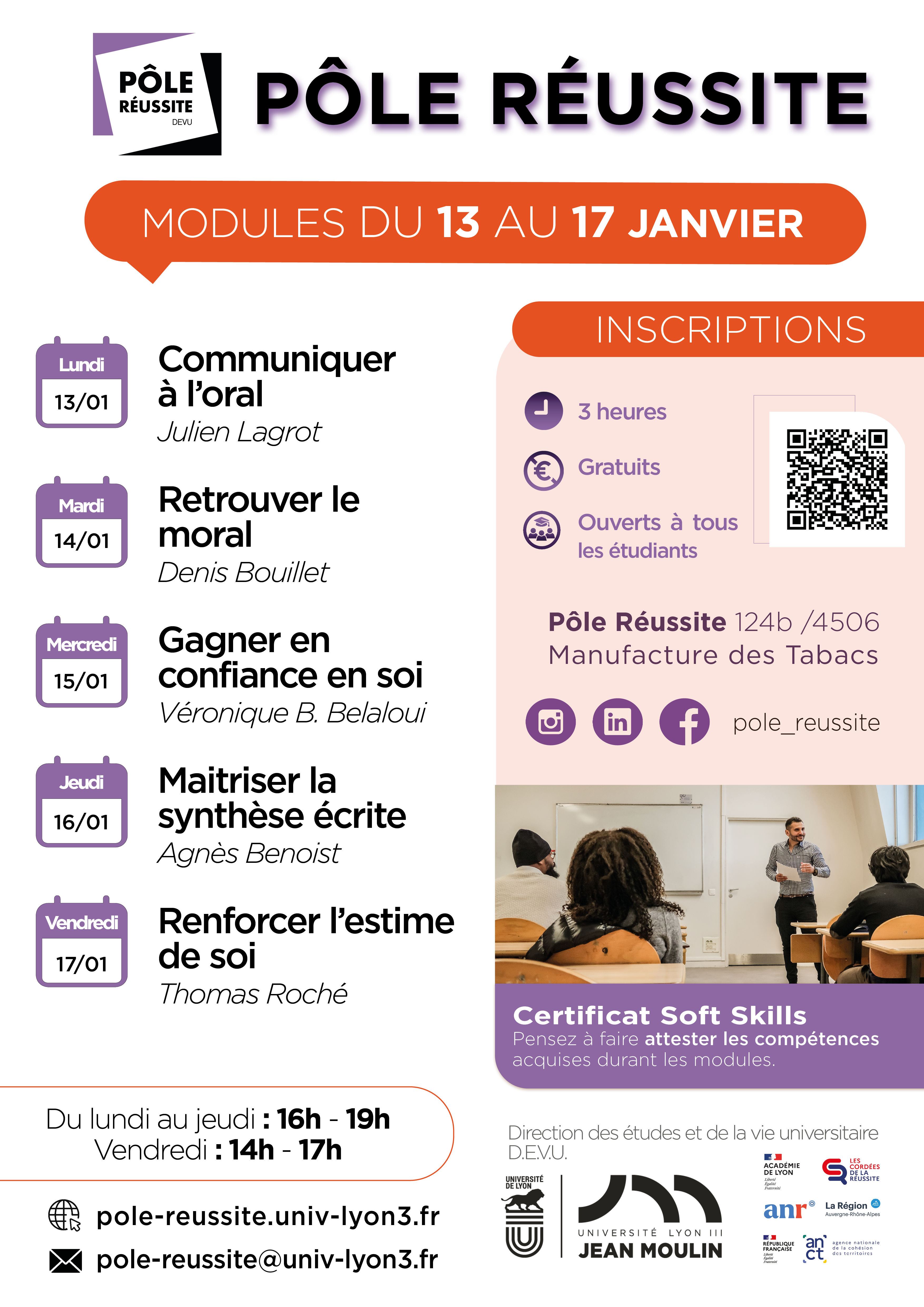 modules janvier