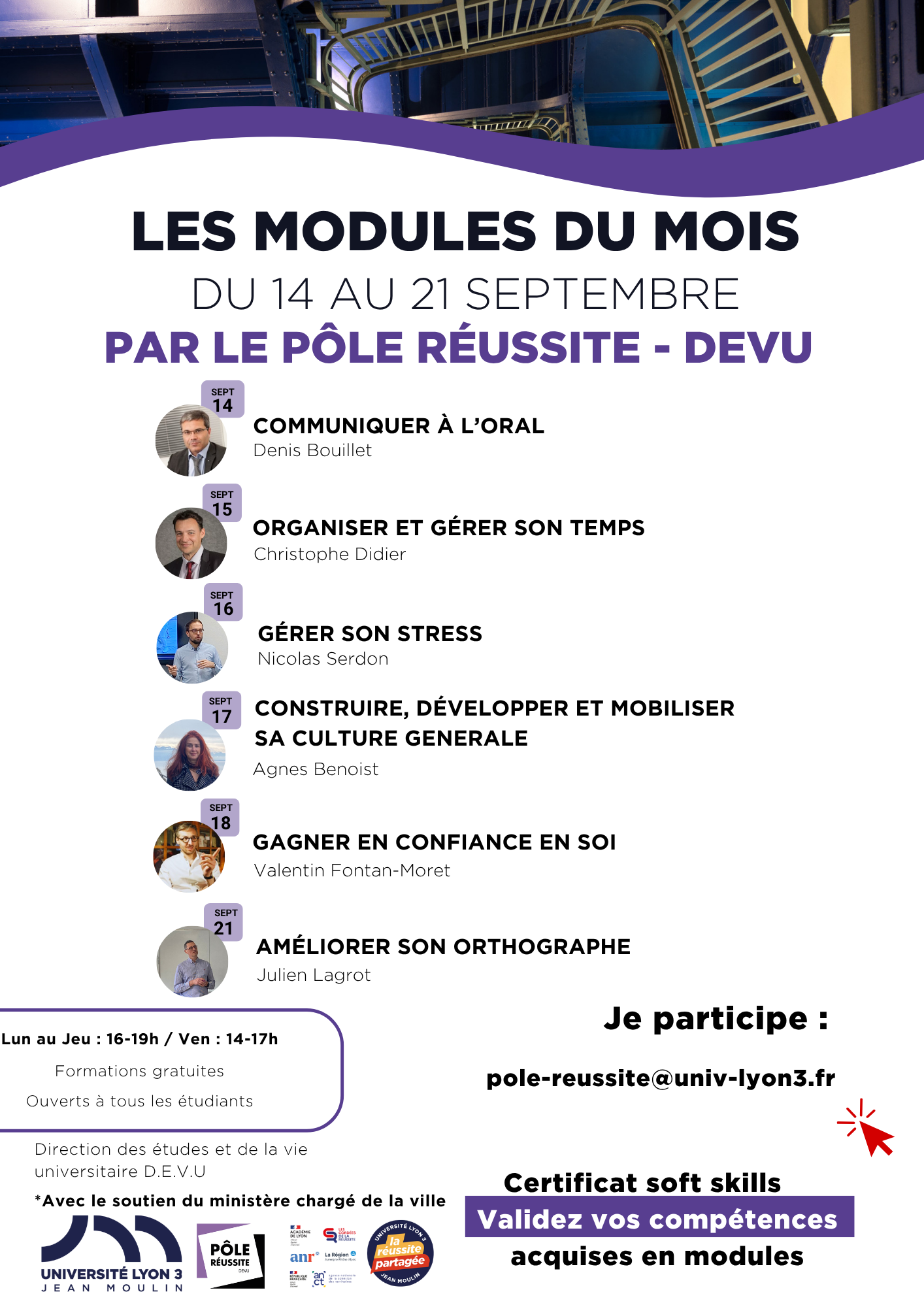 programme septembre 2026